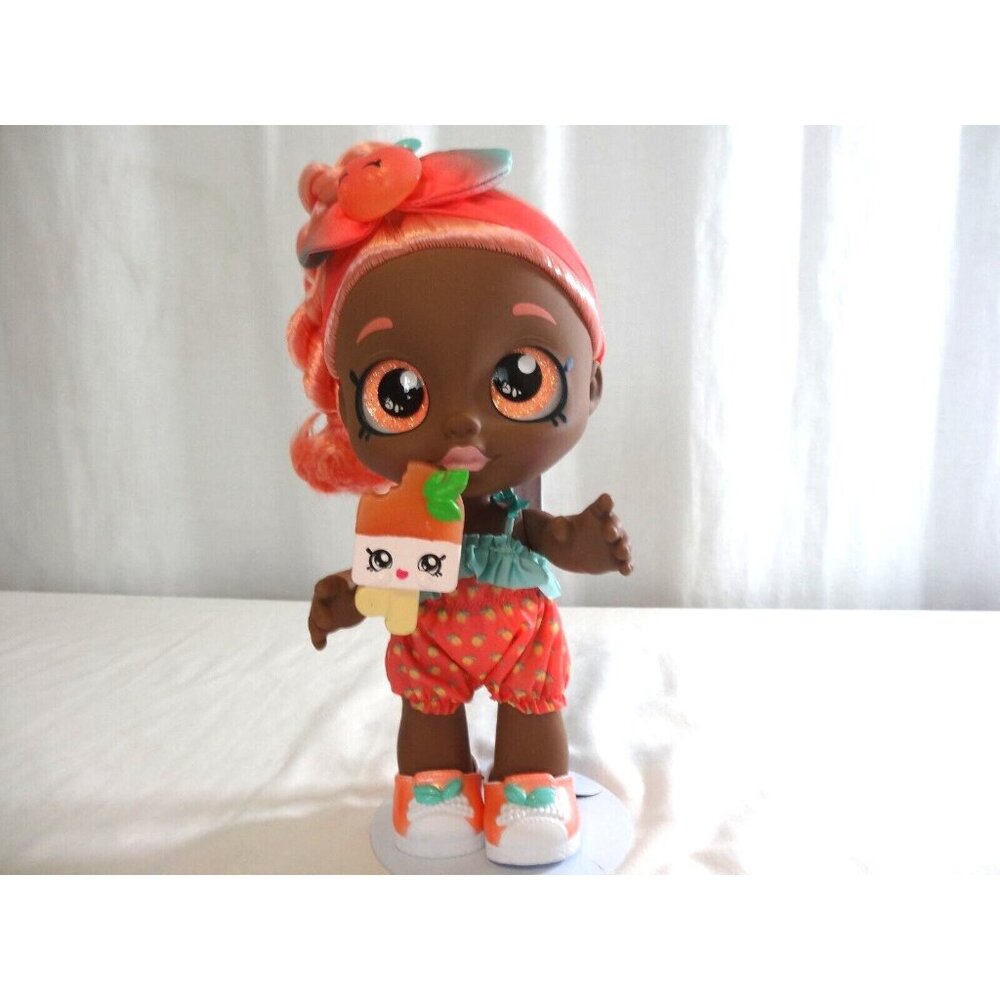 Kindi Kids Summer Peaches 11" Doll Snack Time Moose Toys + Ice Cream